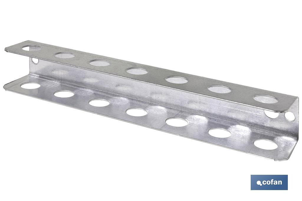 SOPORTE DESTORNILLADORES GALVANIZADO PARA PANEL DE HERRAMIENTAS L-220 MM