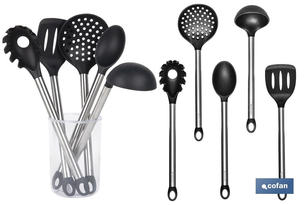 PACK DE 6 UTENSILIOS DE COCINA GAMA NEIGE (PACK: 1 UDS)